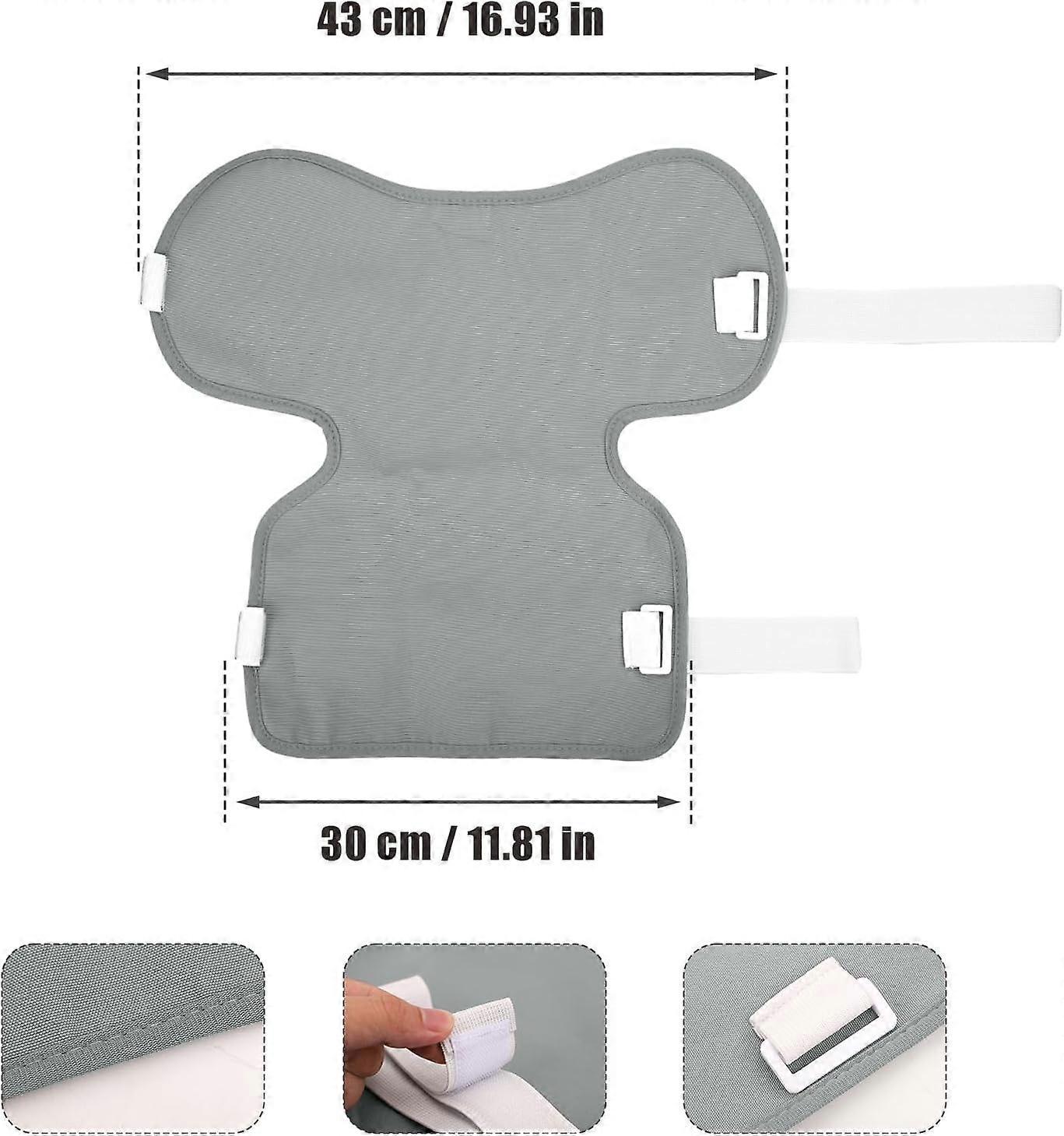 2Pcs Castor Oil Shoulder Pack, Adjustable Castor Oil Pack Wrap for Shoulder Reusable