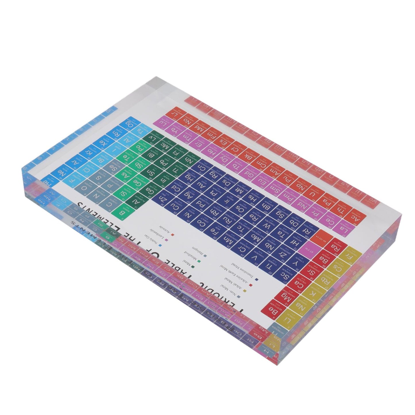 Educational Periodic Table Decoration Safe Odorless Modern Acrylic Periodic Table Elements for Home School Large Size