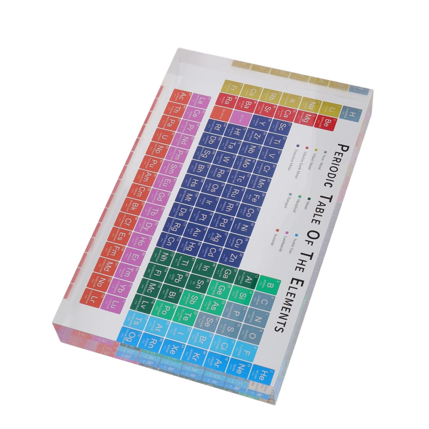 Educational Periodic Table Decoration Safe Odorless Modern Acrylic Periodic Table Elements for Home School Large Size