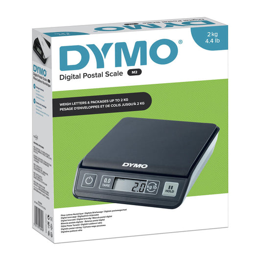 DYMO M2 Digital Postal Scale – Precise 2kg (4.4lb) Weighing for Letters & Small Parcels