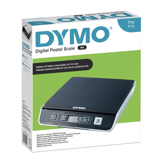 DYMO M5 Digital Postal Scale – Weigh Up to 5kg (11lb) with Precision & Tare Function