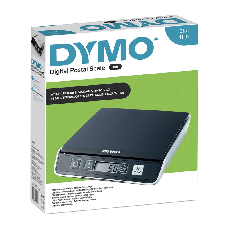 DYMO M5 Digital Postal Scale – Weigh Up to 5kg (11lb) with Precision & Tare Function