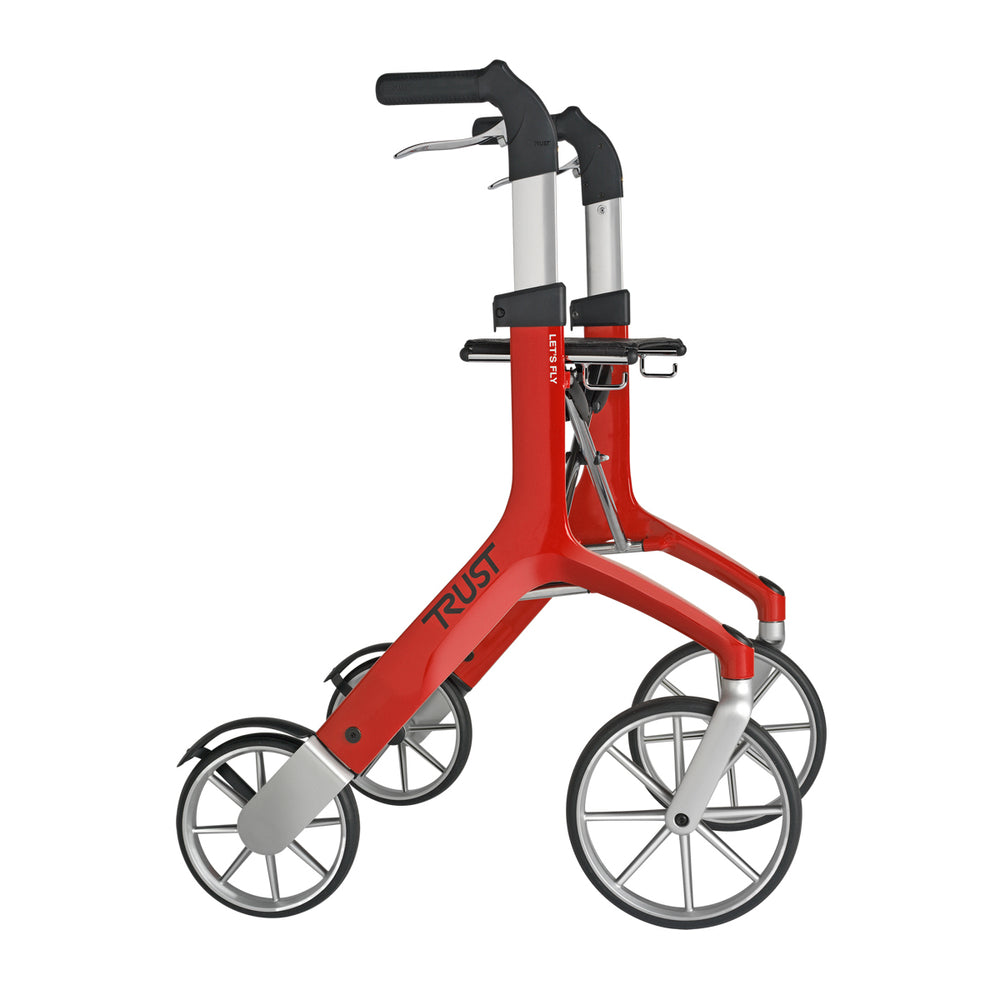 Trustcare Rollator Walker – Lightweight Mobility Walker with Seat & Bag - Award Winning