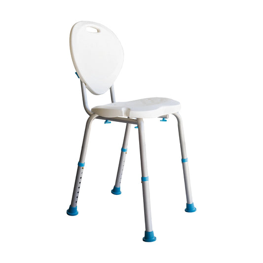 AquaSense Adjustable Bath Seat with Backrest – Ergonomic Shower Chair for Seniors & Mobility Support