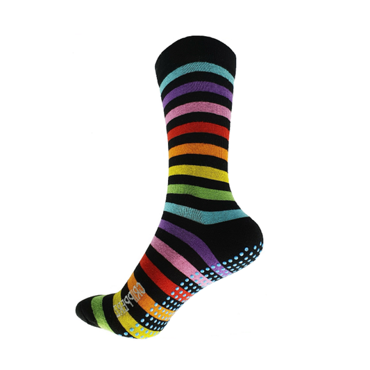 Circulation Non-Slip Socks – Diabetic Safe, Anti-Skid Grip for Swollen Feet, Aged Care & Hospital Use | Soft, Stretch Fit for Sensitive Skin