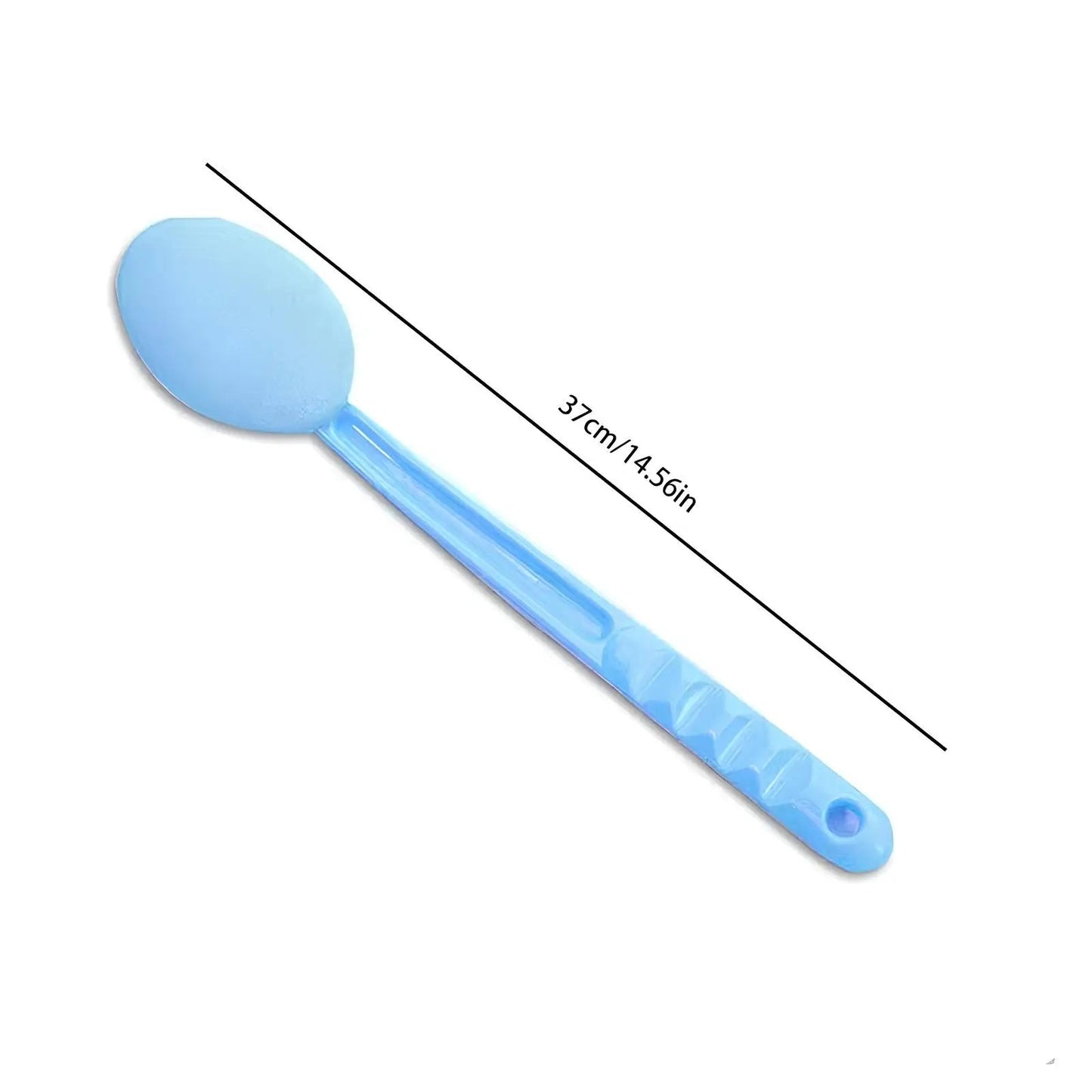 Long-Handled Bath Brush for Seniors – Easy Reach Back Scrubber & Sunscreen Applicator