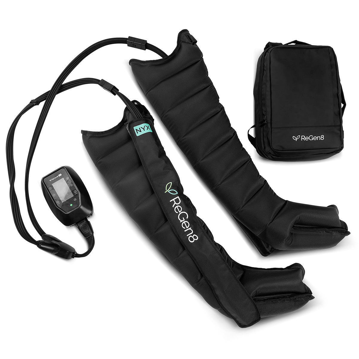 Regen8 Nyx 8-Chamber Compression Recovery Boots – Muscle Recovery, Circulation & Swelling Relief