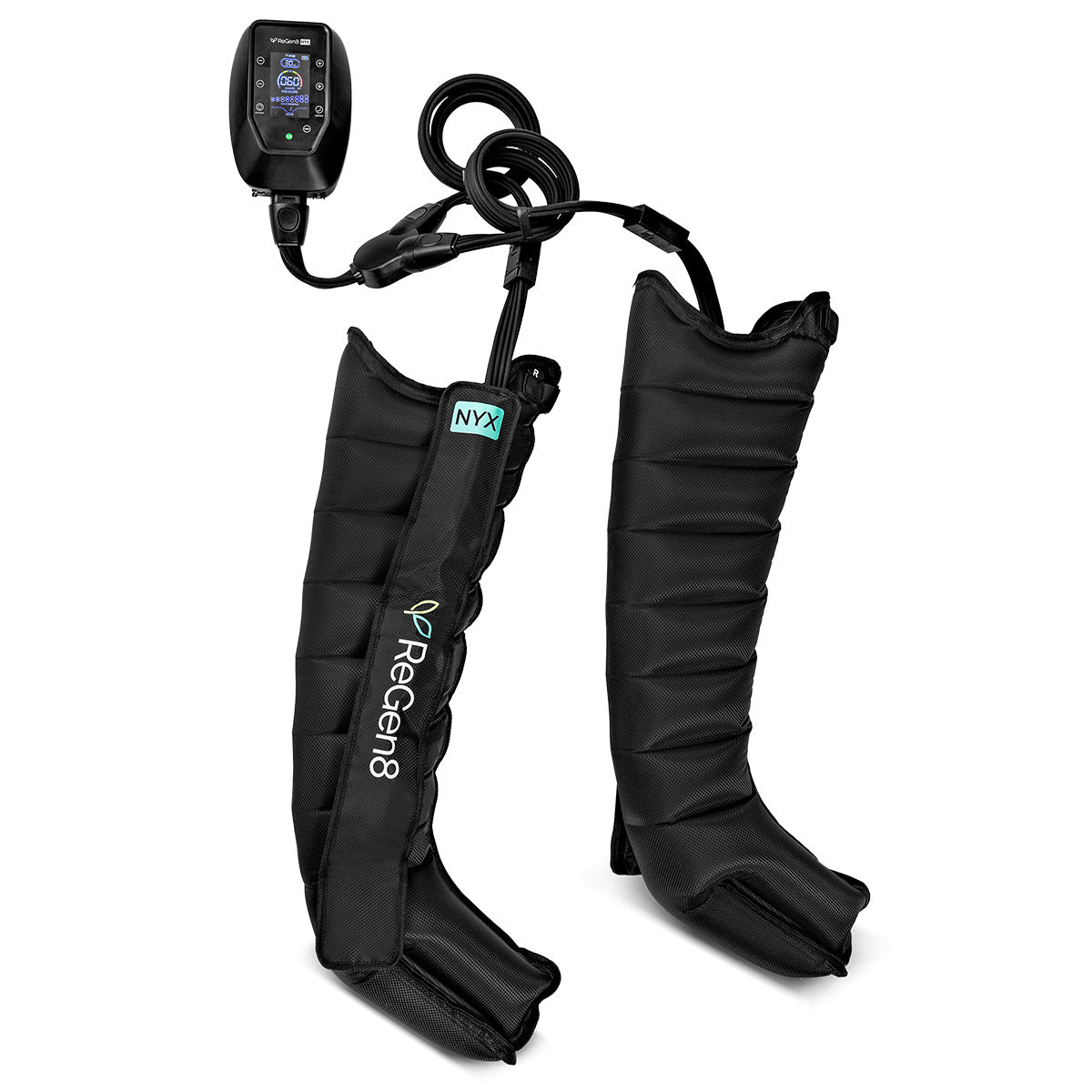 Regen8 Nyx 8-Chamber Compression Recovery Boots – Muscle Recovery, Circulation & Swelling Relief