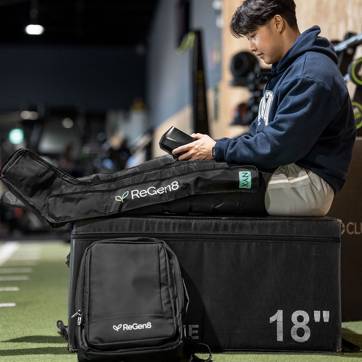 Regen8 Nyx 8-Chamber Compression Recovery Boots – Muscle Recovery, Circulation & Swelling Relief