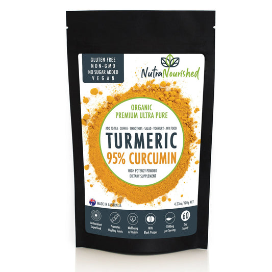 Pure Organic 95% Curcumin Powder - 1500mg of Turmeric Extract