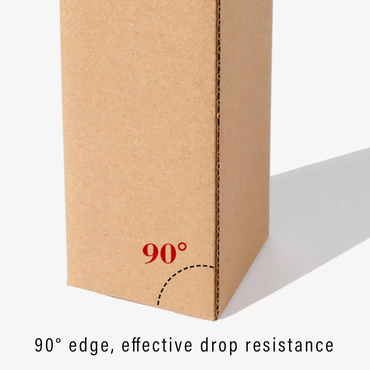 Shipping Boxes 50-Pack - Long Strip Cartons for Storage 10x10x42cm