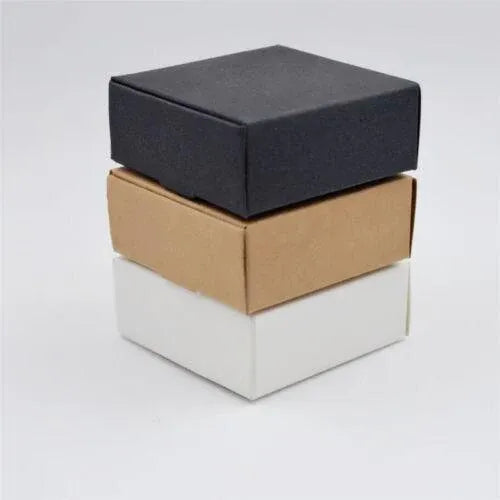 40x Paper Wedding Favour Boxes Party Favour Cookie Candy Soap Bomboniere boxes - White