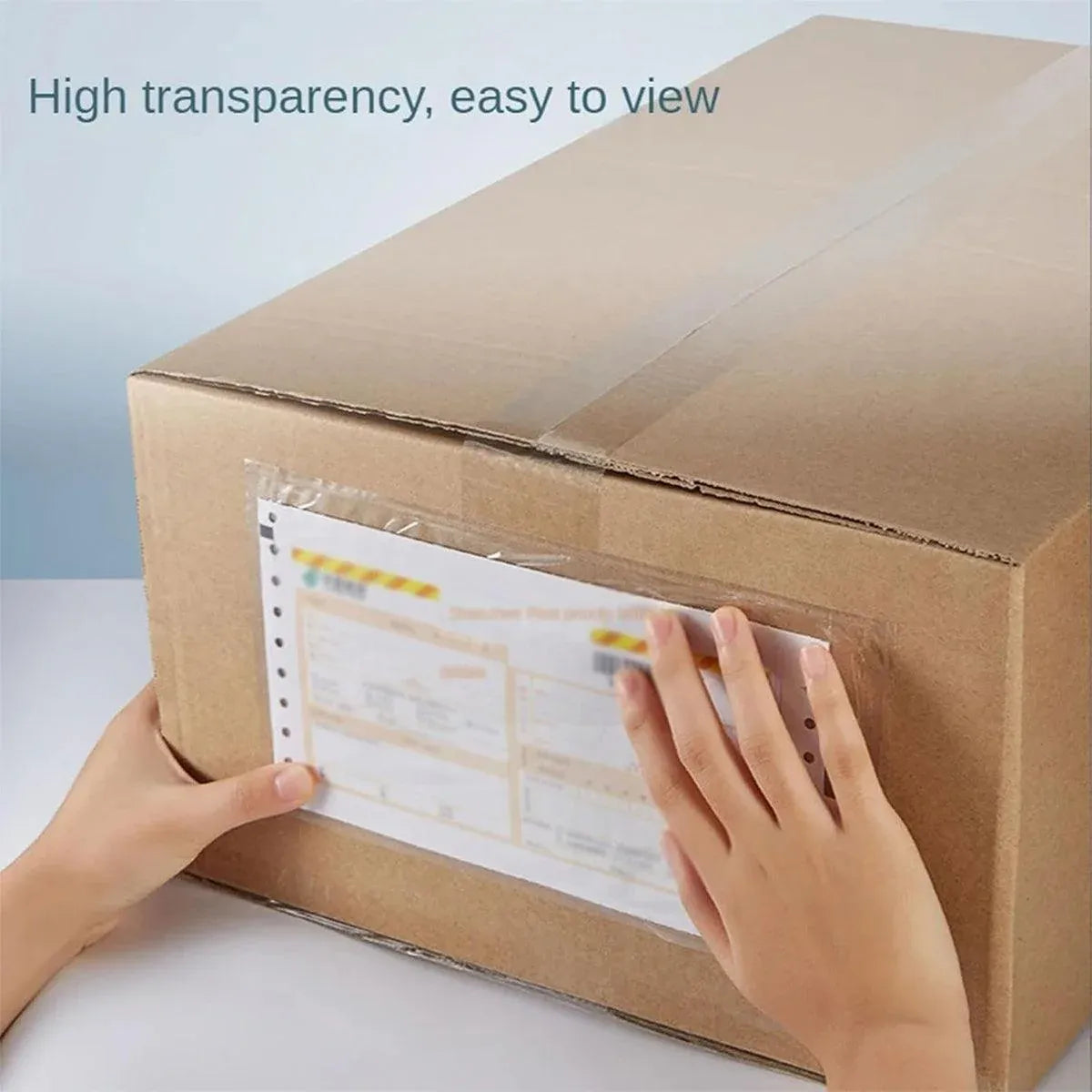 Plastic Bags 100PCS Transparent Zip Lock Clear Resealable Storage Packaging - 15x22cm