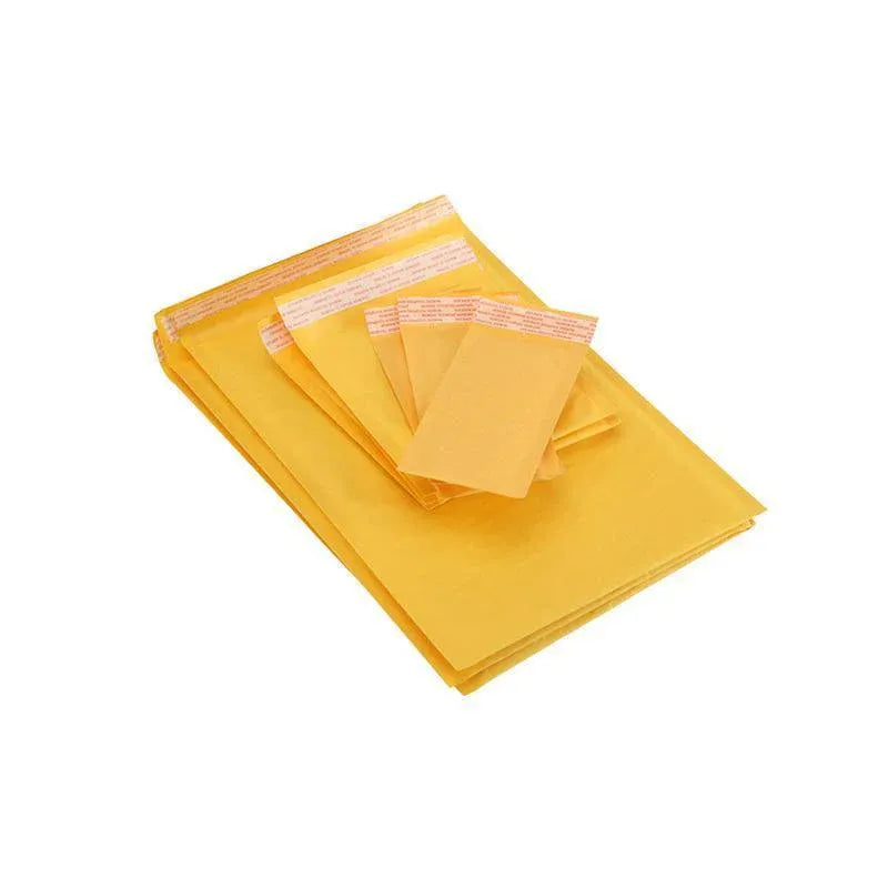 25PCS Poly Bubble Mailer Yellow Colour Multi-Size Plastic Padded Bag - 25PCS-20*21CM