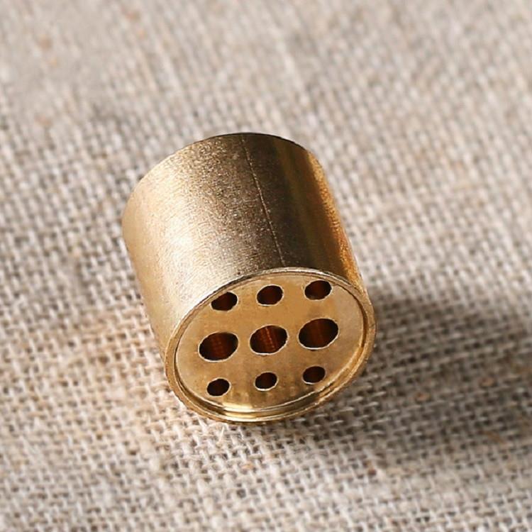 Medium Copper Nine-hole Incense Stick Plate Burner - Set of 5