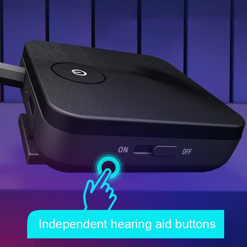 U20 Lavalier Bluetooth Headset Smart Sound Collector Black