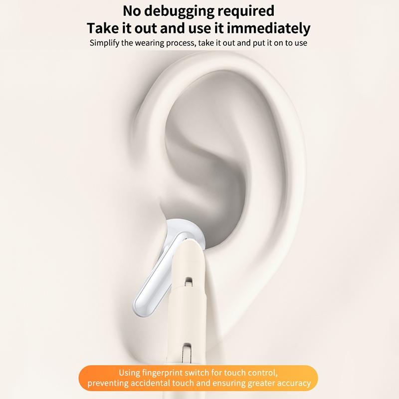 Smart Ai Bluetooth 5.3 In Ear Hearing Aid - Black