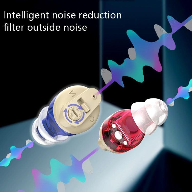 Portable Voice Amplifier For Seniors Black - Red Blue Double Machine + White Charging Bin