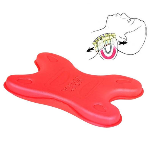 Portable Neck Pillow For Cervical Spine Stretching Massager Orthosis - Red