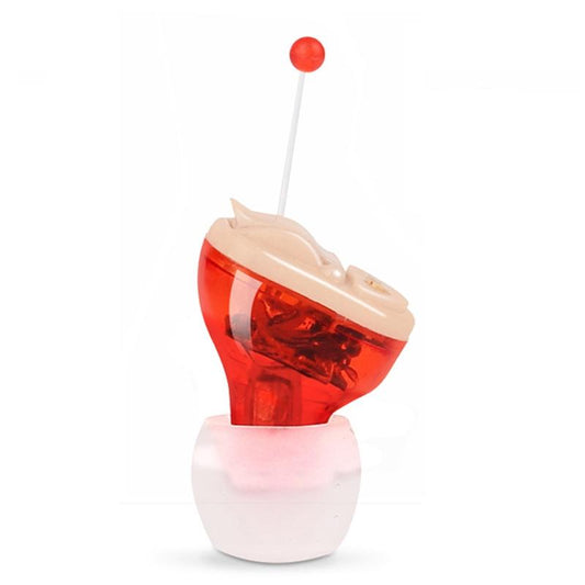 Smart Digital Hearing Aid Noise Reduction - Red