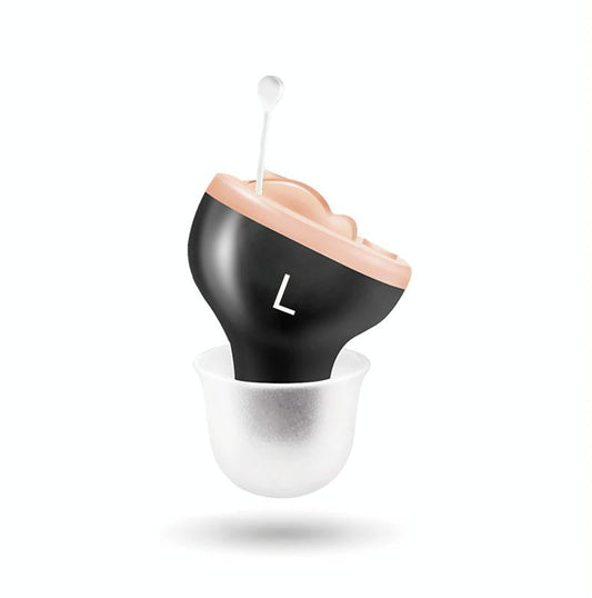 Digital Noise Canceling Hearing Aid Left Ear - Left Ear Black