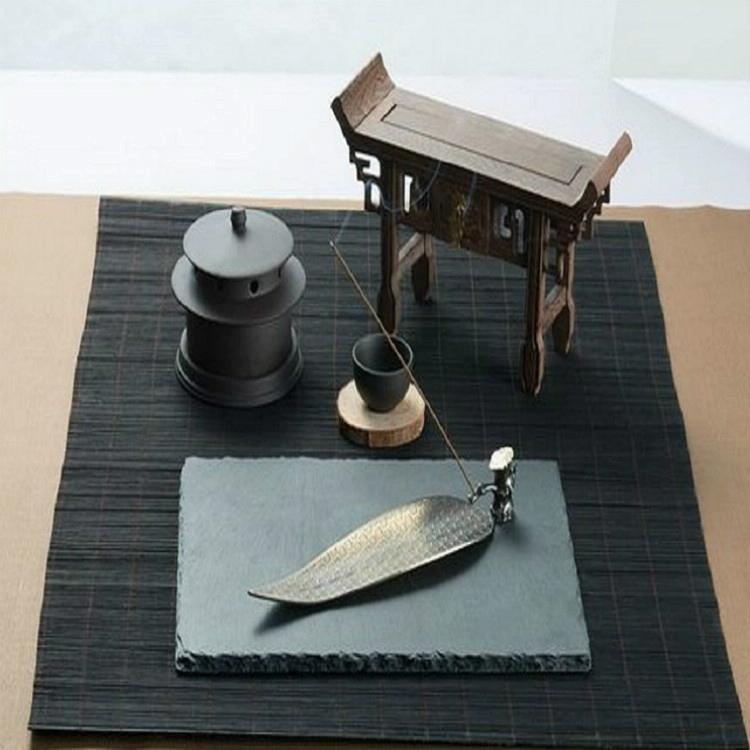 Large Sandalwood Incense Sticks with Leaf Ornaments - Bronze