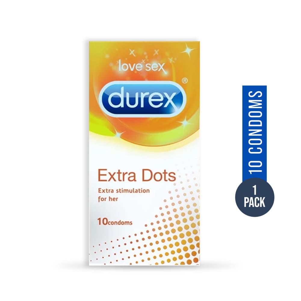 20Pk Durex Extra Ribbed And Dotted Condoms