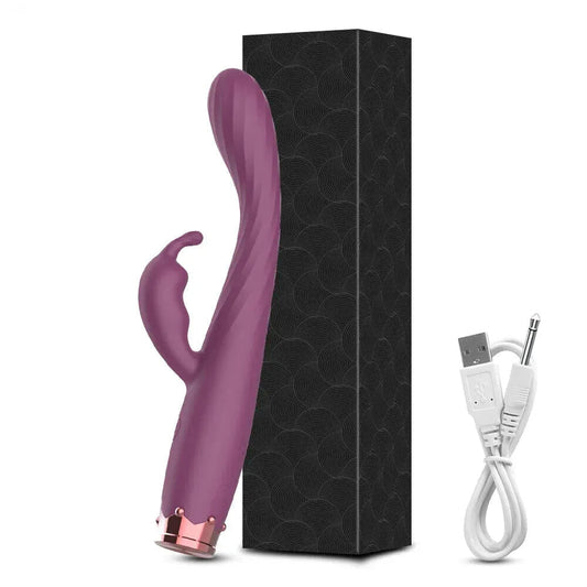 Vagina Vibrator for Women Clit Nipple Stimulator G Spot Pleasure Female Masturbator - Zd061 Purple