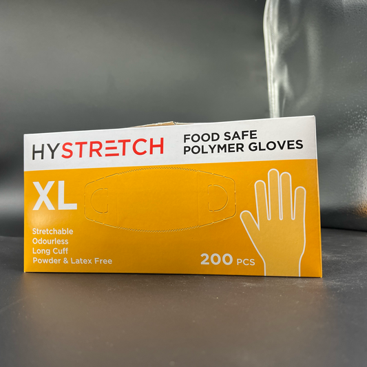 1000x Clear Disposable Vinyl Gloves Powder Free Latex Free Bulk - X-Large