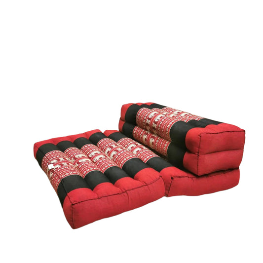 Zafu Meditation Cushion Set - 100% Kapok Fold Out Cushion Yoga Mat Zabuton Traditional Pillow