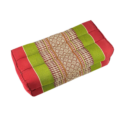 Handmade Yoga Block Meditation Cushion – Organic Kapok Thai Pillow for Yoga and Posture Support