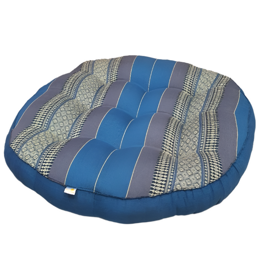 Jumbo Zafu Meditation Cushion – 75cm Round Floor Cushion | Handmade Thai Seat with Natural Kapok Filling