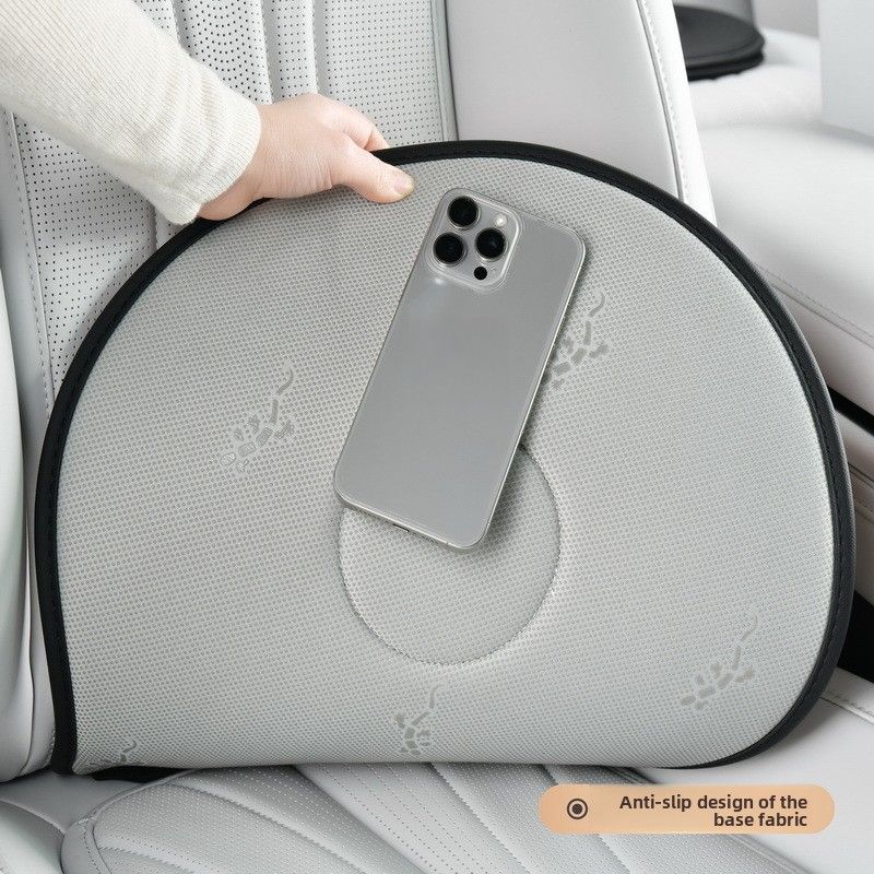 Black 360 Degree Rotating Car Seat Cushion - 53cm Nano Tech Swivel Mobility Aid - Easy Vehicle Entry and Exit for Seniors, Breathable Non Slip Ergonomic Support for Home Office and Travel