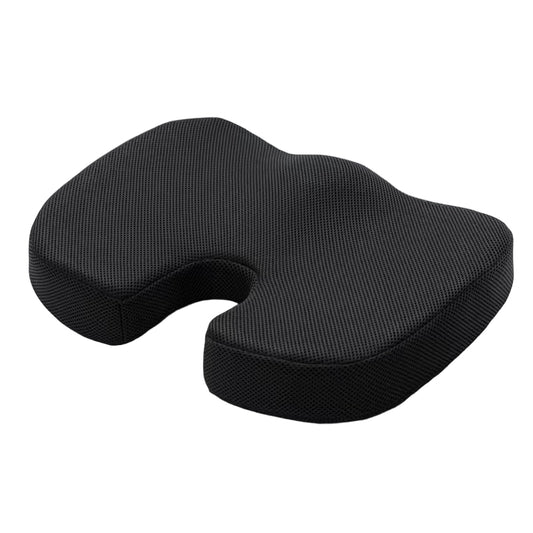 Ergonomic U-Shaped Memory Foam Seat Cushion - Coccyx Relief & Posture Support with Breathable Cover