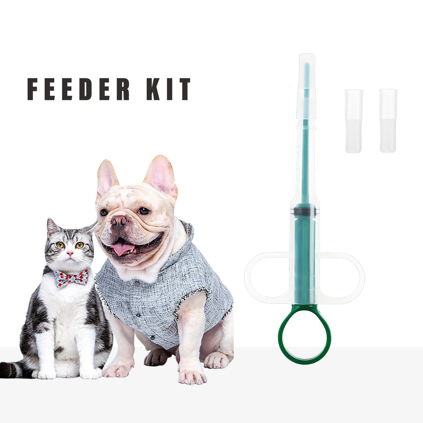 5-Pack 160mm Blue Pet Pill Shooter – Soft Silicone Tip Feeder for Cats Dogs