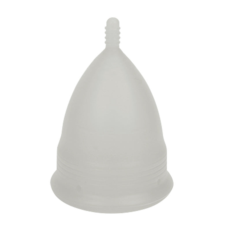 2PCS Reusable Medical Grade Silicone Menstrual Cup(XS Size) & 2PCS Matching Sterilizer Box - Microwave Safe Disinfector Case, Heat Resistant 130°C (White Set)