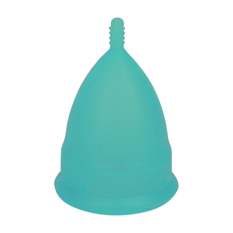 2PCS Medical Silicone Menstrual Cup S + Sterilizer Box - Microwave Safe (Blue)