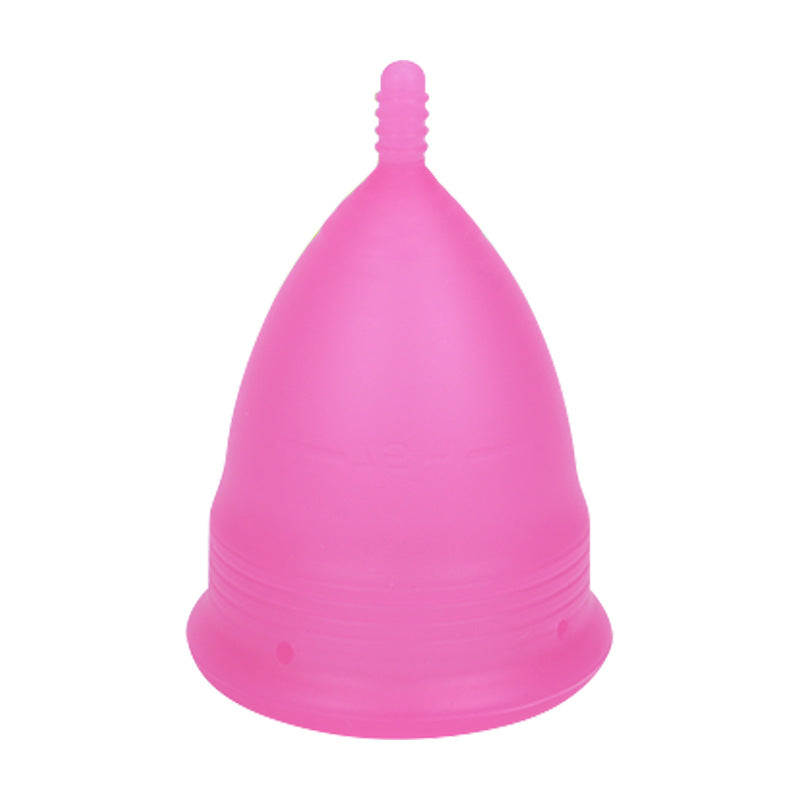 2PCS Medical Silicone Menstrual Cup L + Sterilizer Box - Microwave Safe (Pink)