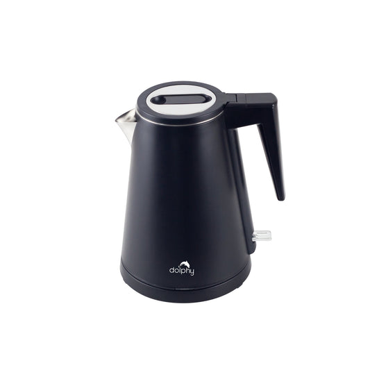 0.8L Stainless Steel Kettle - Black
(Double Layer)