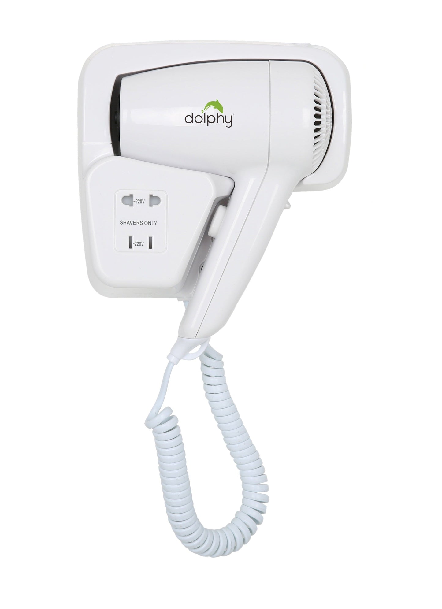 Commercial Wall Mount Hair Dryer 1200W - White