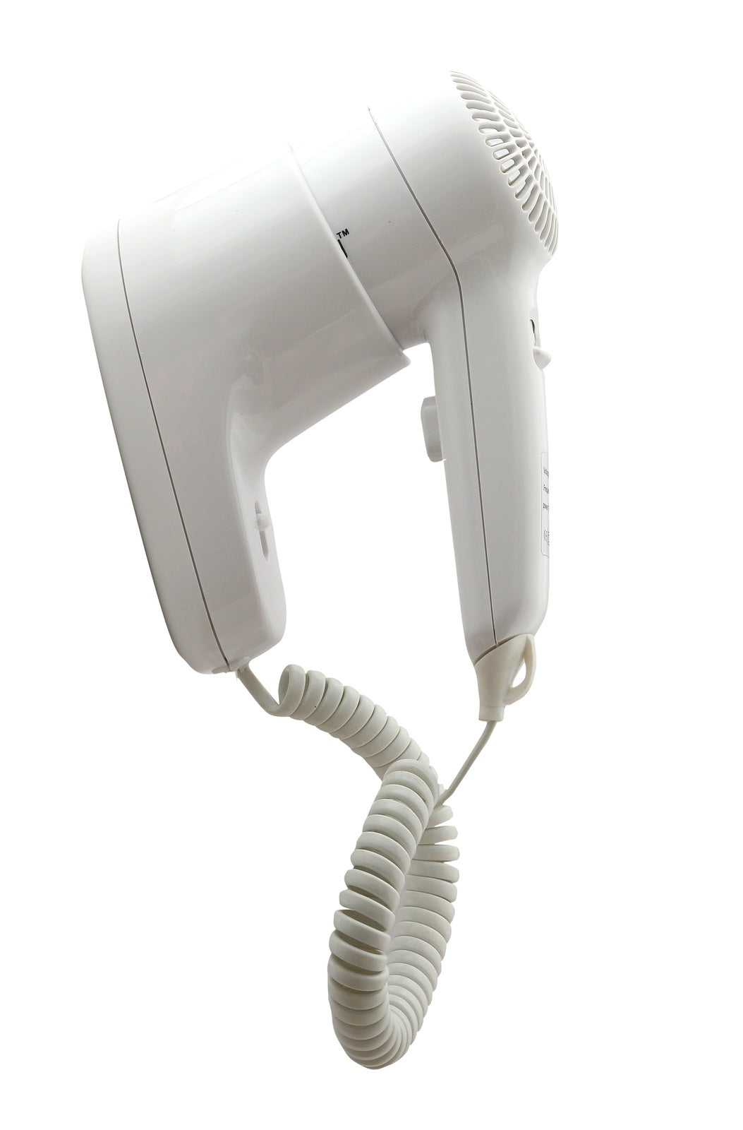 Commercial Wall Mount Hair Dryer 1200W - White