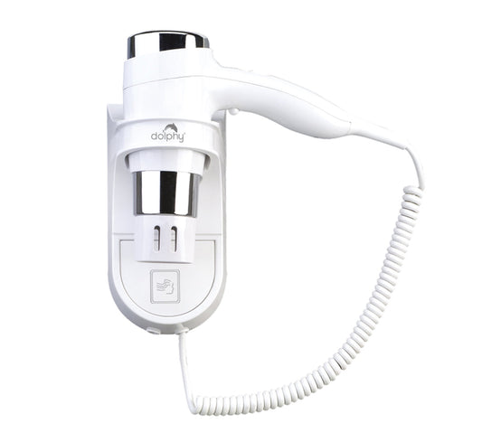 Commercial Wall-Mount Hair Dryer 1600-1875W - White