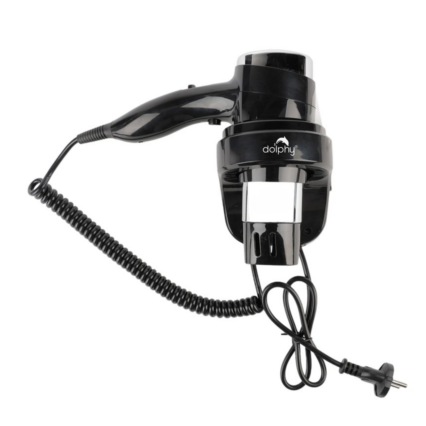 Commercial Wall-Mount Hair Dryer 1600-1875W - Black