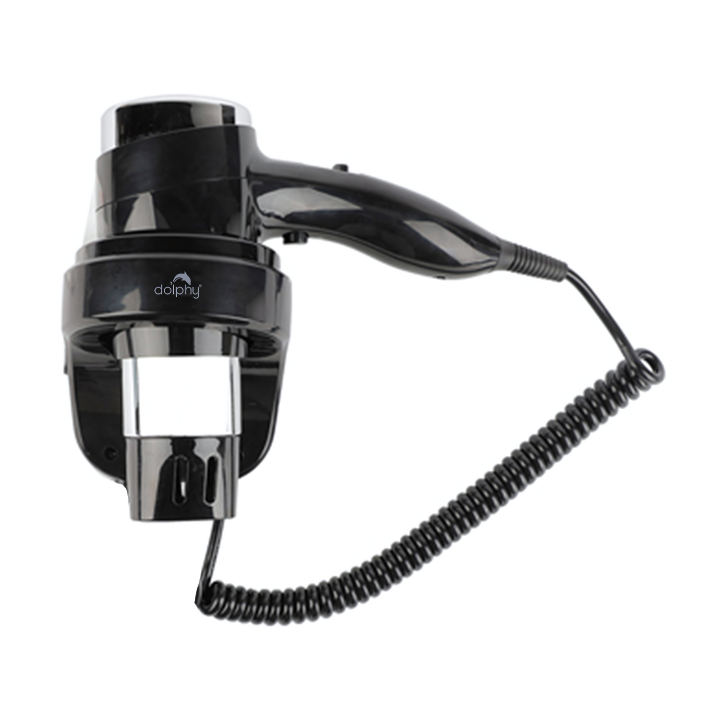Commercial Wall-Mount Hair Dryer 1600-1875W - Black