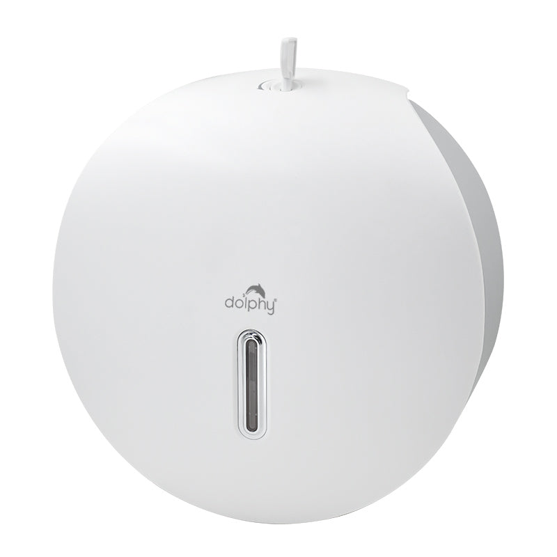 PLAZA Jumbo Toilet Roll Dispenser - White
