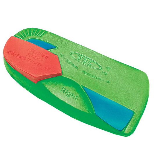 Vasyli Rearfoot Wedges for Orthotics - 2° or 4° Inclination, Firm (Red) Density EVA