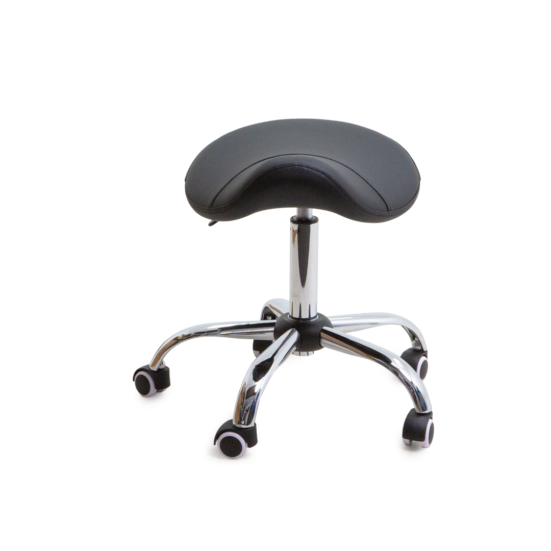 Saddle Stool - Ergonomic Office & Workshop Seating, Durable & Adjustable