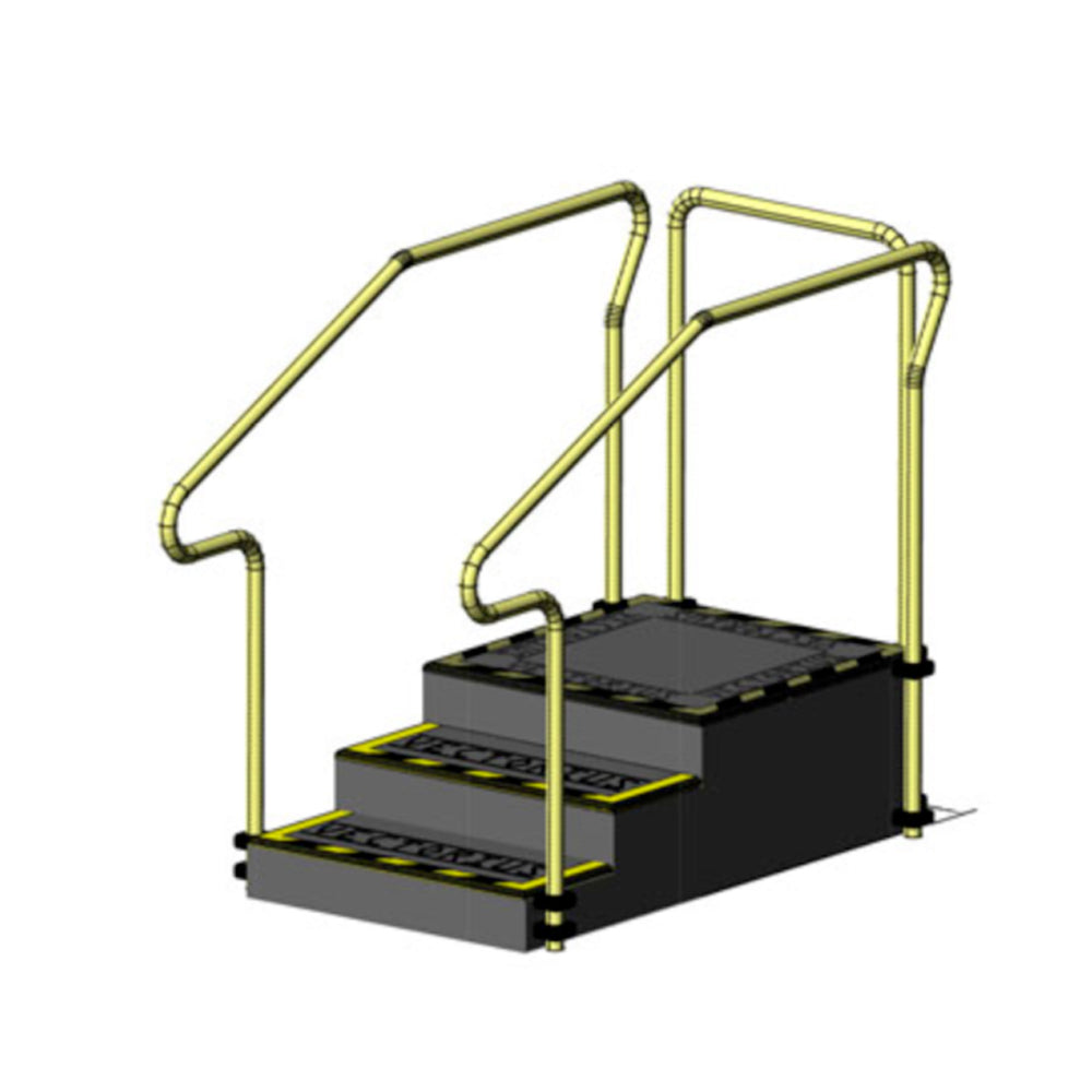Vectorius Stairs 3 Up And Back Configuration