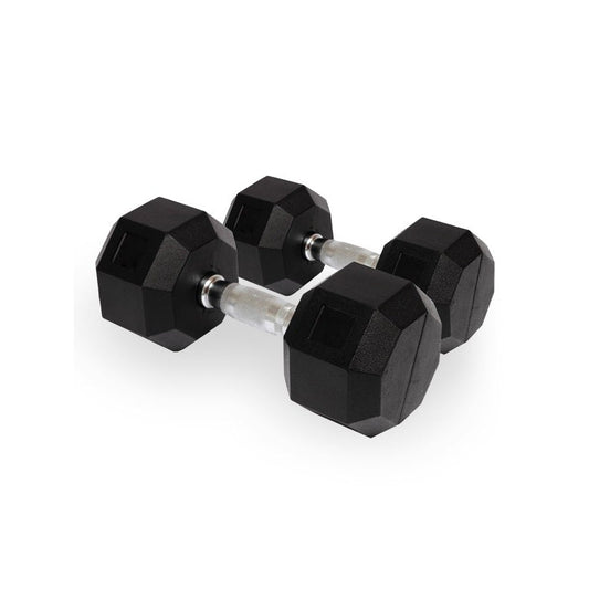 Rubber Hexagonal Dumbbells