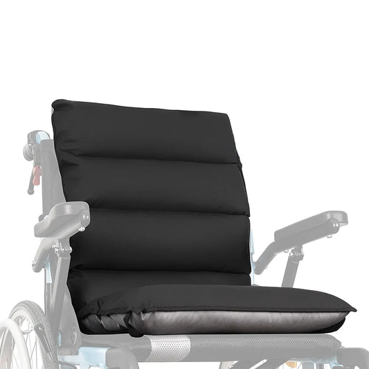 Premium Wheelchair Back and Seat Cushion - Ultimate Comfort and Pressure Relief, 44cm x 98cm, Durable and Easy-to-Clean